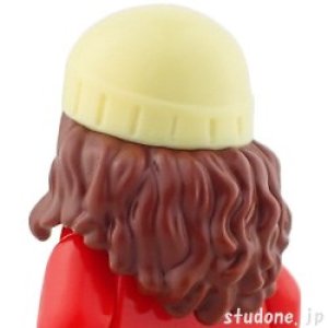 画像2: ヘア(ニットスキーキャップ タン/レディッシュブラウン) (2)