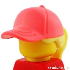 画像2: ヘア(キャップ/コーラル・ブライトライトイエロー) (2)