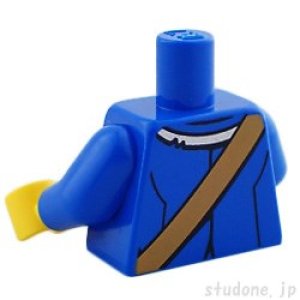 画像2: トルソー（パイレーツ ジャケット ブルー 3ボタン・クロス ベルト） (2)