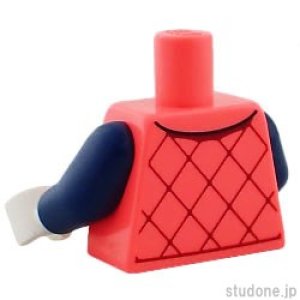 画像2: トルソー(オープンジャケット コーラル/マウンテン ロゴ・セーター ダークブルー) (2)