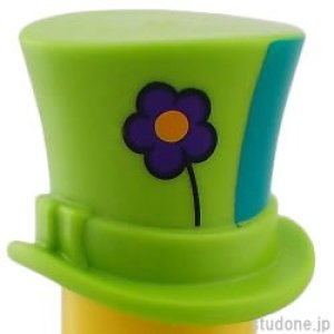 画像2: トップハット・フラワー ダークパープル(ライム) (2)