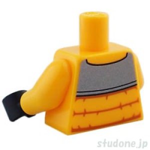 画像2: トルソー（ジャケット ブライトライトオレンジ ドローストリング /パネル パールダークグレー） (2)