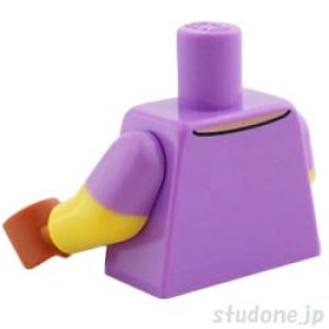 画像2: トルソー（オーバーオール ダークオレンジ/ツール・シャツ ミディアムラベンダー） (2)