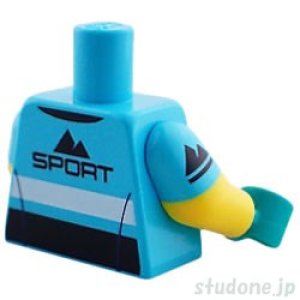 画像2: トルソー(ジャケット ミディアムアジュール マウンテンロゴ・ホワイト/ブラックライン) (2)