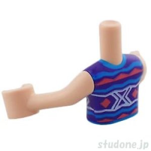 画像2: ミニドール/トルソー(ライトヌガー・ノースリーブジャケット ダークパープル/ダークピンク/ダークアジュール) (2)