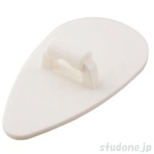 画像2: ホワイト シールド(逆卵型) (2)