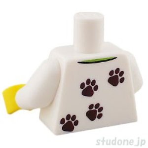 画像2: トルソー(シャツ ホワイト・ドック フェイス/パウ) (2)