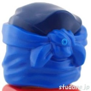 画像2: 忍者頭巾・TYPE6(ダークブルー/ブルー・ジェイ) (2)