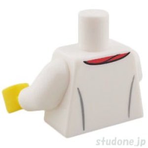 画像2: トルソー（シェフ スカーフ ショート レッド・ソース 汚れ） (2)