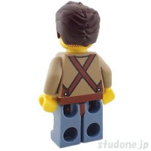 画像2: 理容師(シャツ ダークタン エプロン レディッシュブラウン) (2)