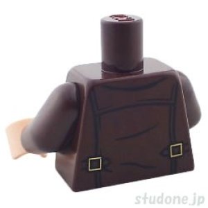 画像2: トルソー（ジャケット ジッパー ダークブラウン・シャツ タン/ネクタイ ブラック） (2)