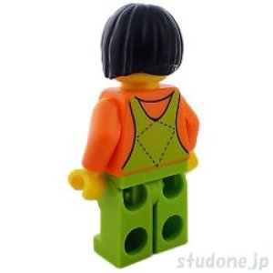 画像2: ファーマー(オーバーオール ライム シャツ オレンジ ショートヘア) (2)