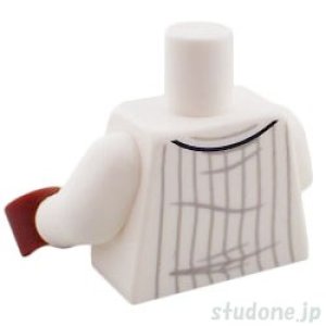 画像2: トルソー（シャツ ピンストライプ ホワイト・ルーズ ネクタイ） (2)