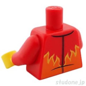 画像2: トルソー（ジャケット レッド・ファイア/シャツ ライム ライトニング） (2)