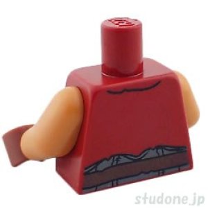 画像2: トルソー（ベスト ダークレッド・ベルト ダークブラウン） (2)