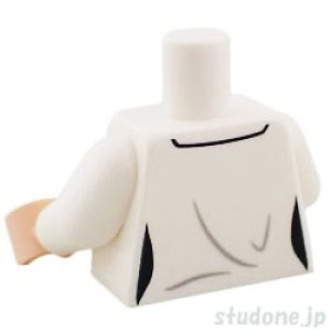 画像2: トルソー(ブラウス ホワイト・結び目/シャツ ラベンダー/ネックレス) (2)