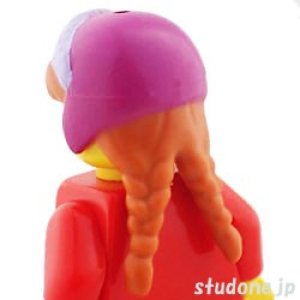 画像2: ヘア(ダークオレンジ・ウィンターハット マジェンタ) (2)