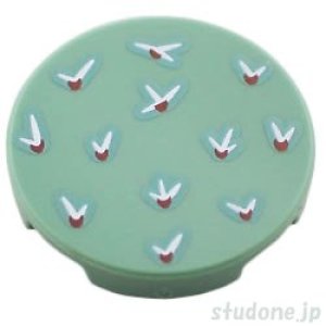 ラウンド2x2タイル（サボテン針模様）