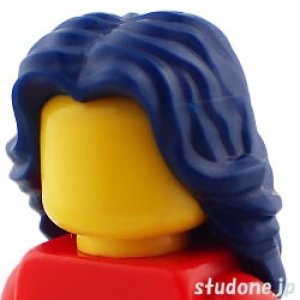 画像2: ヘア1-07(ダークブルー) (2)