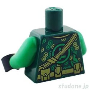 画像2: トルソー(ローブ ダークグリーン・ベルト/ポーチ/ロープ) (2)