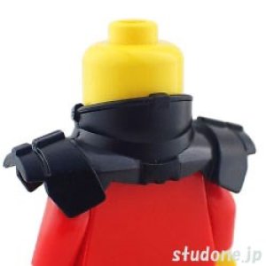 画像2: ネックプロテクター・ショルダーパッド(ブラック) (2)