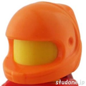 画像2: ヘア(ヘルメット/オレンジ・ダークレッド) (2)