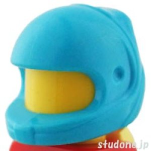 画像2: ヘア（ヘルメット/ミディアムアジュール・ブライトライトイエロー） (2)