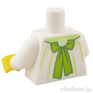 画像2: トルソー(ドレス ホワイト・コルセット/レース/リボン) (2)