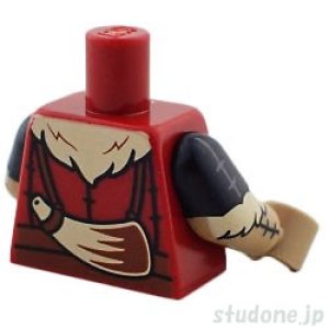 画像2: トルソー(コート ダークレッド・ファー カラー/ベルト/アクス ネックレス) (2)