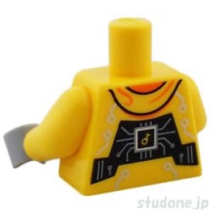 画像2: トルソー（パーカー イエロー・回路パターン） (2)