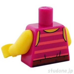 画像2: トルソー(タンクトップ マジェンタ/コーラル ストライプ・シャーク) (2)