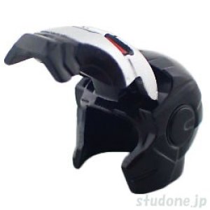 画像2: ウォーマシン ヘルメット(メタリックシルバー/ブラック) (2)