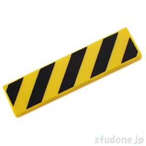 1x4タイル（デンジャー5ストライプ） 