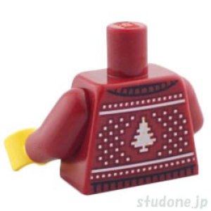 画像2: トルソー(フェアアイルセーター ダークレッド・ファイア ロゴ/ツリー) (2)