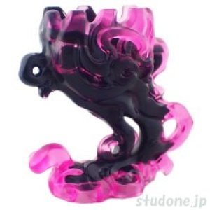 画像2: ゴースト・ローワーボディ・TYPE2（トランスダークピンク/マーブルブラック） (2)