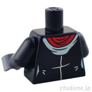 画像2: トルソー（ジャケット ブラック・フード/ジッパー/ネックレス） (2)