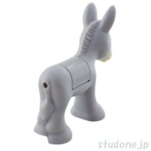 画像2: フレンズ・ロバ(ライトブルーイッシュグレー) (2)