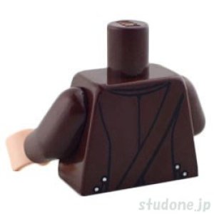 画像2: トルソー(ジャケット ダークブラウン・ベルト/サッシュ ホワイト) (2)