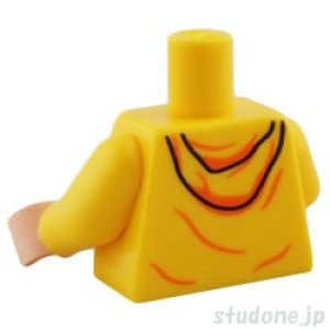 画像2: トルソー(パーカー イエロー・シャツ/IDバッジ/ジュラシックパーク ロゴパターン) (2)