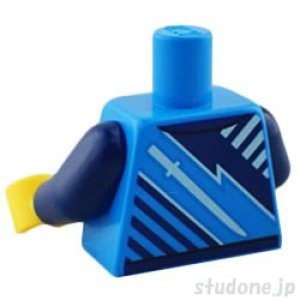 画像2: トルソー(シャツ ダークアジュール・ダークブルー ライン/ホワイト ソード) (2)