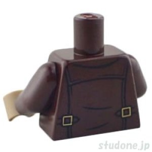 画像2: トルソー（ジャケット ダークブラウン・ゴールド クラスプ/シャツ タン・ハンド ダークタン） (2)