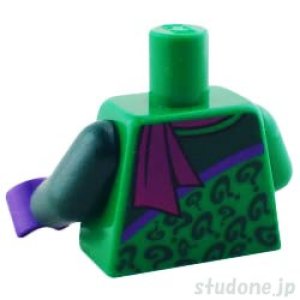 画像2: トルソー(ジャケット グリーン・クエスチョンパターン/スカーフ/ジッパー) (2)