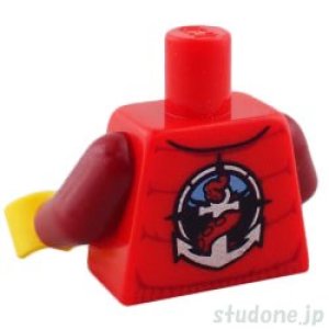 画像2: トルソー(ジャケット レッド・セーター/ラジオ/触手 アンカー バックプリント) (2)