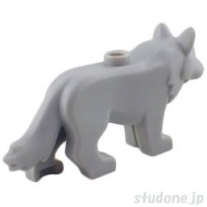 画像2: オオカミ（ライトブルーイッシュグレー） (2)