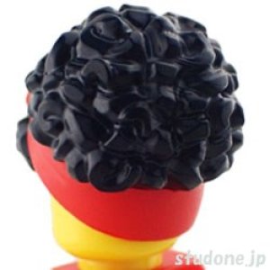 画像2: ヘア084(ブラック/リボン レッド) (2)