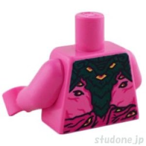 画像2: トルソー(アーマー プレート ダークピンク/ゴールド/ダークグリーン/イエロー アイ) (2)