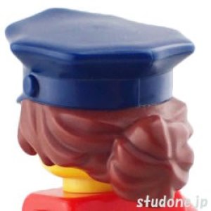 画像2: ヘア(ダークレッド・ポリスハット/ダークブルー/レディッシュブラウン) (2)