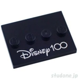 3x4タイル・センター4スタッド（Disney 100）