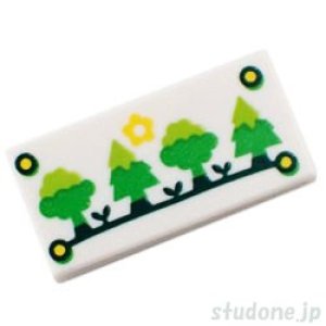 1x2タイル（4ツリー・フラワー サン）