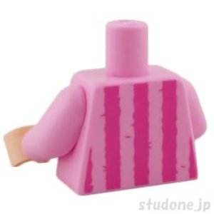 画像2: トルソー（シャツ ブライトピンク・ストライプ ダークピンク ） (2)